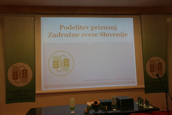 Podelitev priznanj Zadružne zveze Slovenije na sejmu AGRA 2016 <br>(Avtor: Milan Skledar)