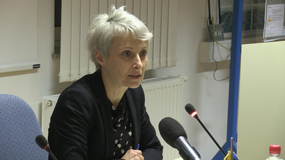 Simona Vodlan, 3. občinska seja Občine Cerklje na Gorenjskem, 2019<br>(Avtor: Milan Skledar)