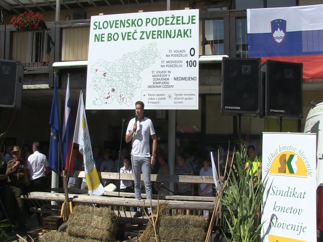 Franc Breznik, predsednik odbora DZ za kmetijstvo o protestnem shodu kmetov v Velikih Laščah, 2019