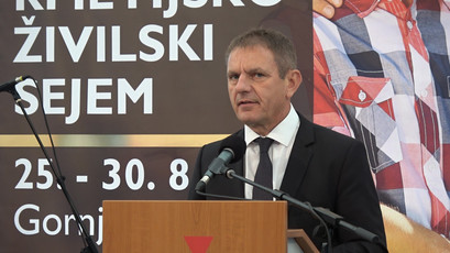 Peter Vrisk, predsednik ZZS na sejmu AGRA 2018<br>(Avtor: Milan Skledar)