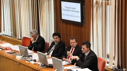 mag. Stojan Binder, Mitja Bervar, Milan M. Cvikl in Marjan Maučec (Foto: Milan Skledar)<br>(Avtor: Milan Skledar)