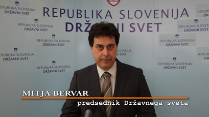 Mitja Bervar, predsednik Državnega sveta<br>(Avtor: Milan Skledar, S-TV)