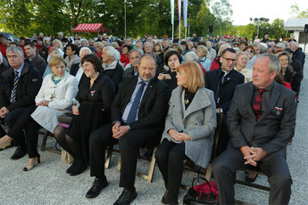 Udeleženci proslave 150-letnice Vižmarskega Tabora, 2019<br>(Avtor: Milan Skledar)