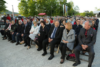 Udeleženci proslave 150-letnice Vižmarskega Tabora, 2019<br>(Avtor: Milan Skledar)