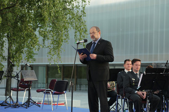 Slavnostni nagovor Alojza Kovšce, predsednika Državnega sveta<br>(Avtor: Milan Skledar)