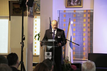 Alojz Kovšca, predsednik DS RS na 27. forumu odličnosti in mojstrstva<br>(Avtor: Milan Skledar)