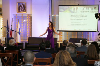 Jerica Steklasa, sopranistka na 27. forumu odličnosti in mojstrstva v Trebnjem<br>(Avtor: Milan Skledar)