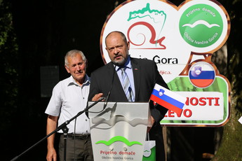Pavel Grozdik in Alojz Kovšca, predsednik Državnega sveta<br>(Avtor: Milan Skledar)