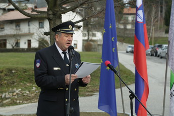 Angel Vidmar, predsednik Društva veteranov Sever Severne Primorske<br>(Avtor: Milan Skledar)
