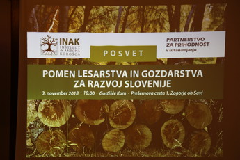 Pomen lesarstva in gozdarstva za razvoj Slovenije, posvet 2018<br>(Avtor: Milan Skledar)
