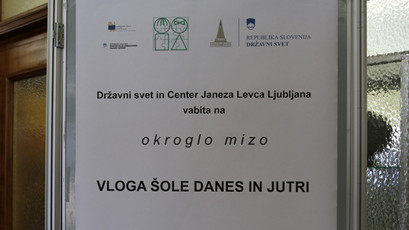 Okrogla miza - vloga šole danes in jutri<br>(Avtor: Milan Skledar)