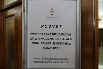 Posvet: Gospodarska diplomacija, primer Slovenije in Nizozemske, 2019<br>(Avtor: Milan Skledar)