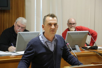 Boštjan Kragelj, predsednik Združenja civilnih iniciativ<br>(Avtor: Milan Skledar)