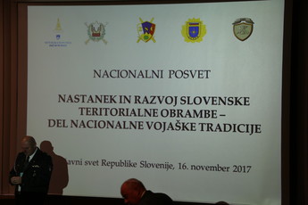 Nacionalni posvet: Nastanek in razvoj slovenske teritorialne ombrambe<br>(Avtor: Milan Skledar)