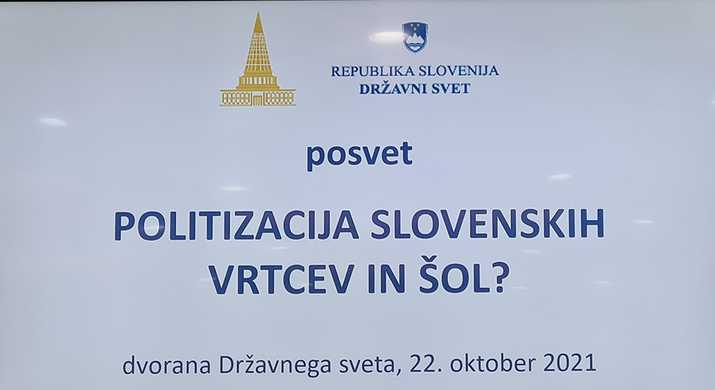 Posvet Politizacija slovenskih vrtcev in šol?<br>(Avtor: Milan Skledar)