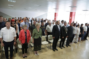 Udeleženci na slavnostni seji občine Vuzenica<br>(Avtor: Milan Skledar)