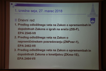 1. izredna seja DS, VI. mandat<br>(Avtor: Milan Skledar)