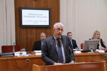 Mitja Gorenšček, državni svetnik, 1. izredna seja DS, VI. mandat<br>(Avtor: Milan Skledar)