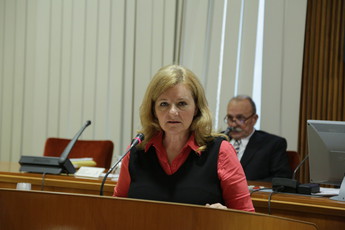 Bojana Potočan, državna svetnica, 56. redna seja DS<br>(Avtor: Milan Skledar)