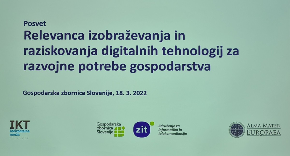 Relevanca izobraževanja in raziskovanja digital. tehnologij za razvojne potrebe gospodarstva