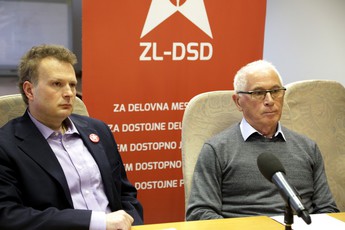 Novinarska konferenca ZL-DSD<br>(Avtor: Milan Skledar)