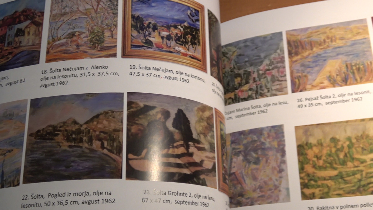 Slike v zborniku: Rade Mikačić in njegov slikarski opus<br>(Avtor: Milan Skledar)