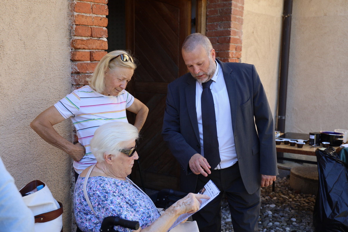 Mag. Gregor Kaplan, MORS na Dnevu odprtih vrat v Brestanici<br>(Avtor: Milan Skledar)