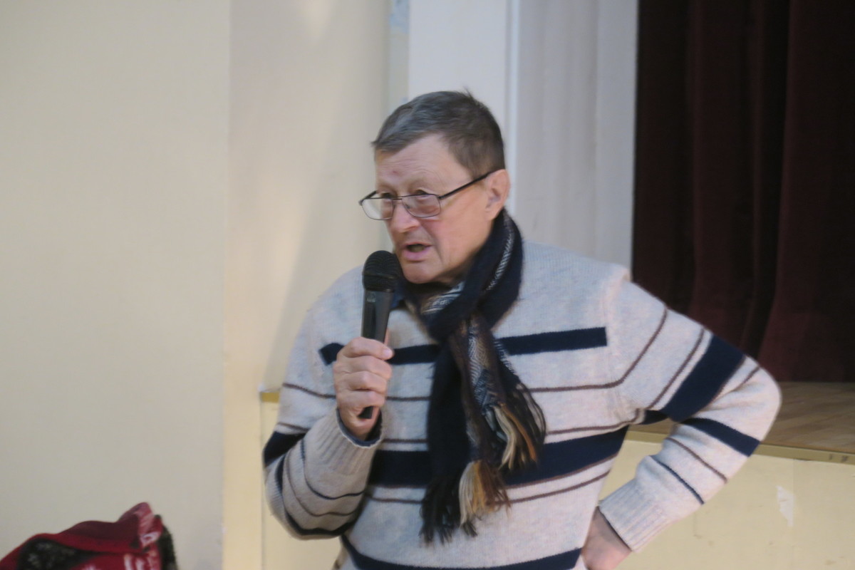 Prof. dr. Janko Prunk. Sestanek članov krajevnih organizacij Društva izgnancev Slovenije Bežigrad, Šiška in LJ-Moste-Polje, 2022<br>(Avtor: Milan Skledar)