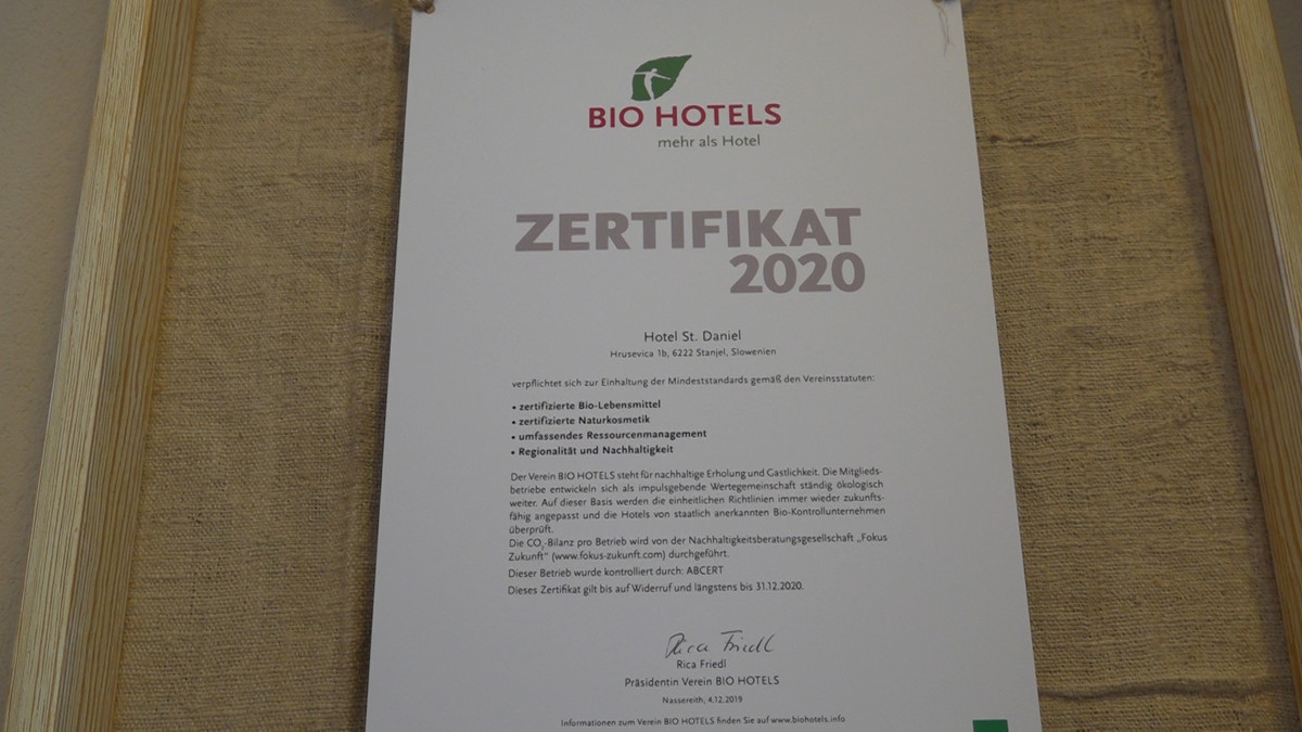 Biohotel St. Danijel v Štanjelu<br>(Avtor: Milan Skledar)