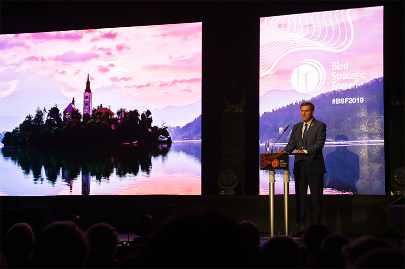 Dr. Miro Cerar, zunanji minister, 14. Blejski strateški forum, 2. september 2019<br>(Avtor: Milan Skledar)