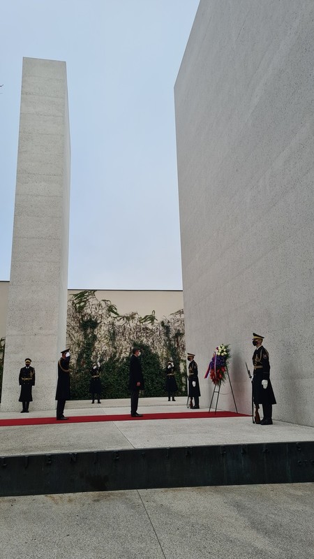 Borut Pahor, predsednik Republike Slovenije na osrednji spominski slovesnosti ob dnevu spomina na mrtve<br>(Avtor: Milan Skledar)