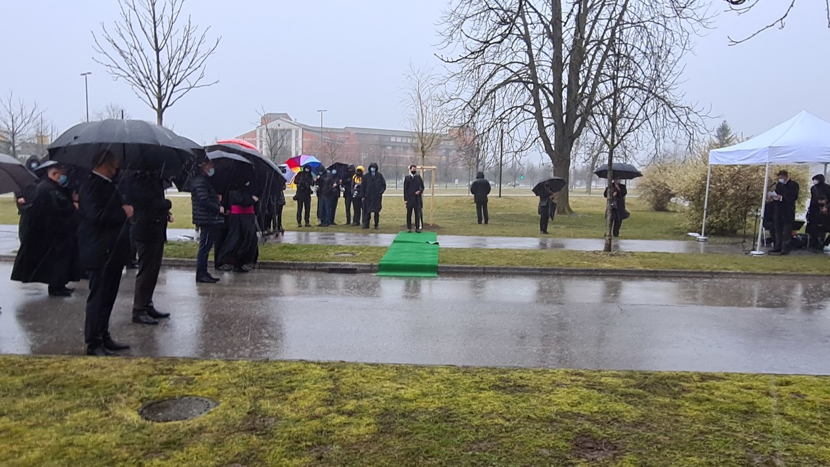 Žalni zbor je nagovoril predsednik RS Borut Pahor<br>(Avtor: Milan Skledar)