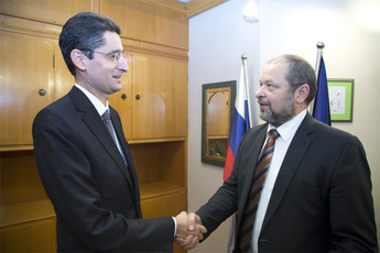 Srečanje predsednika DS Alojza Kovšce z veleposlanikom Maroka
