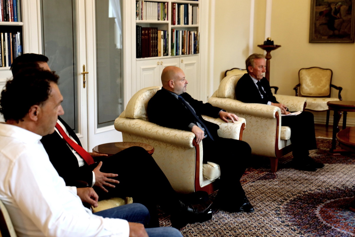 Tomaž Horvat, državni svetnik, Sprejem pri predsedniku Republike Slovenije<br>(Avtor: Milan Skledar)