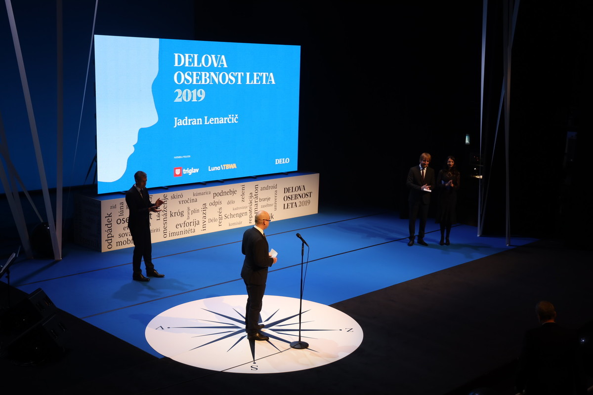 Jadran Lenarčič, Delova osebnost leta 2019<br>(Avtor: Milan Skledar)