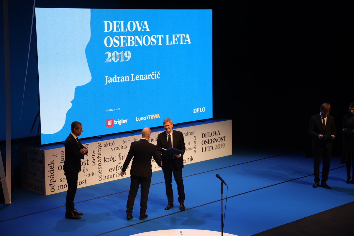 Jadran Lenarčič, Delova osebnost leta 2019<br>(Avtor: Milan Skledar)