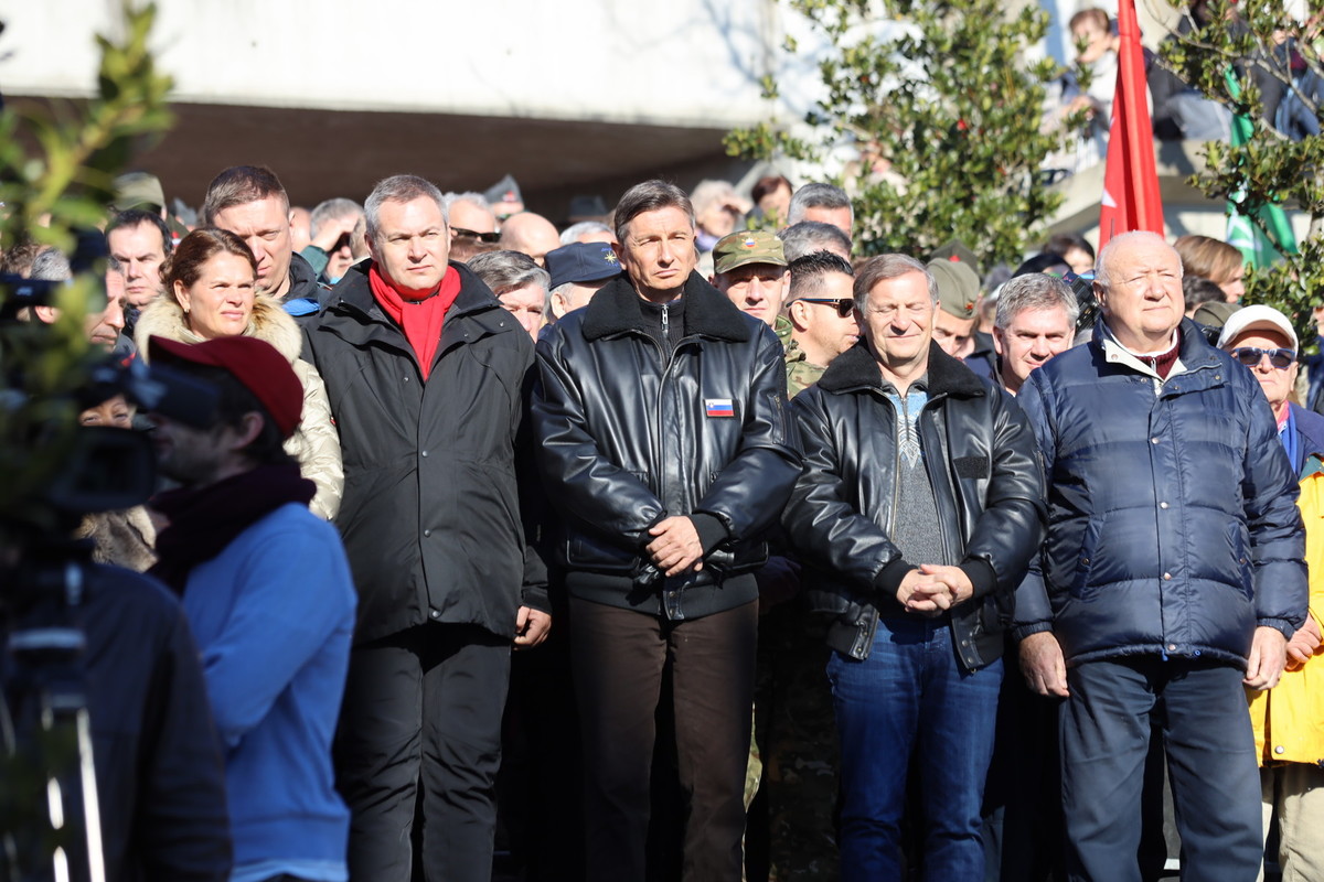 Osrednja slovesnost 63. prireditve - Po stezah partizanske Jelovice, ob 78-letnici dražgoške bitke<br>(Avtor: Milan Skledar)