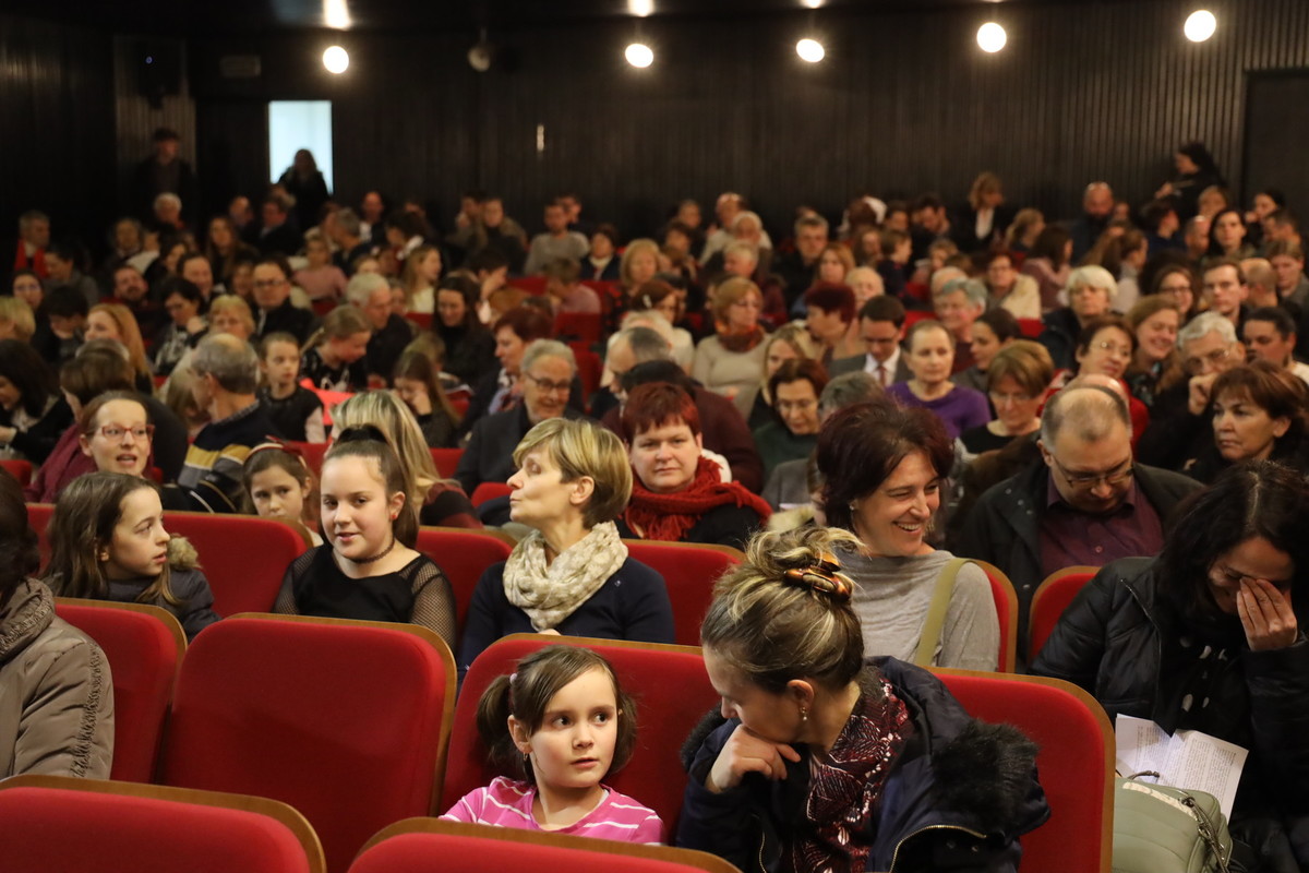 Polna dvorana na Koncertu v Domu na Vidmu v Ilirski Bistrici<br>(Avtor: Milan Skledar)