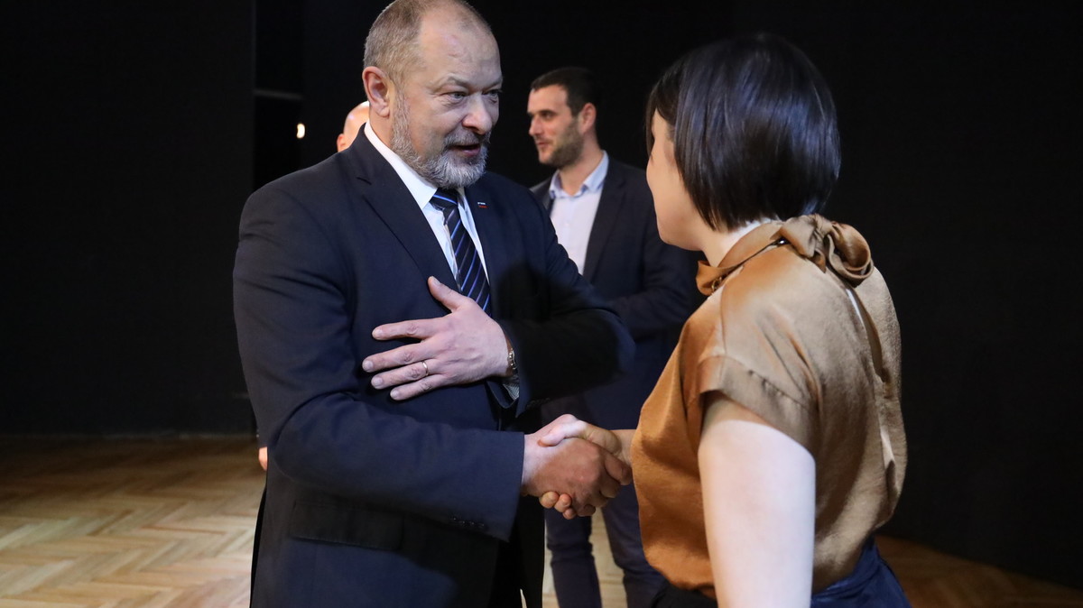 Alojz Kovšca, predsednik Državnega sveta in Maja Fajdiga, pianistka<br>(Avtor: Milan Skledar)