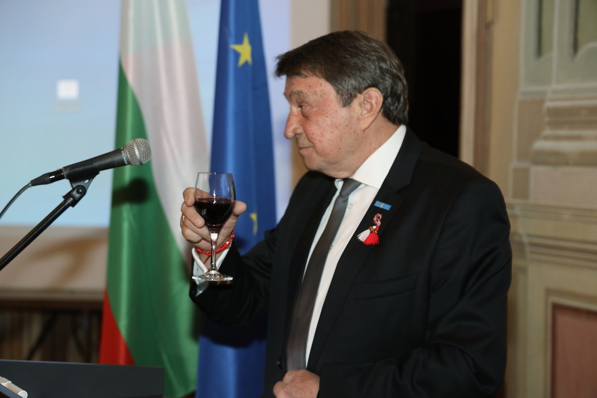 Nj. eksc. gospod Mladen Tcherveniakov,  Sprejem ob dnevu državnosti Bolgarije<br>(Avtor: Milan Skledar)