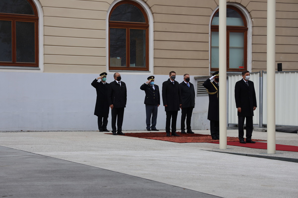 Osrednja spominska slovesnost ob dnevu spomina na mrtve, 2020<br>(Avtor: Milan Skledar)