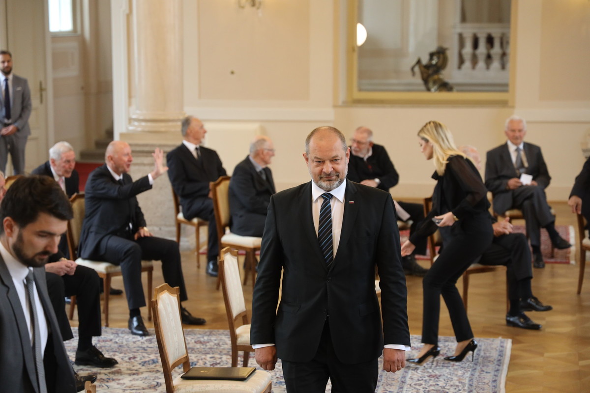 Alojz Kovšca, predsednik Državnega sveta RS, Slovesnost ob 30. obletnici izvolitve osamosvojitvene vlade Republike Slovenije<br>(Avtor: Milan Skledar)