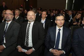 Alojz Kovšca, predsednik Državnega sveta RS in Marjan Šarec, predsednik vlade RS<br>(Avtor: Milan Skledar, S-tv)