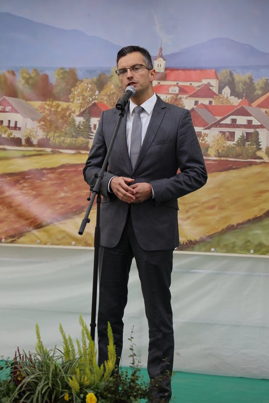 Marjan Šarec, predsednik vlade RS na 24. jesenskem kmetijsko-obrtnem sejmu Komenda 2019