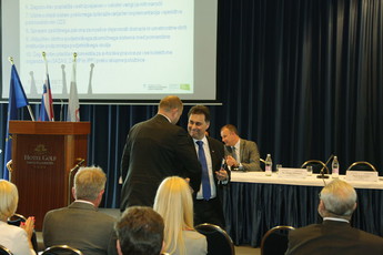 Mitja Bervar na 14. Forumu obrti in podjetništva<br>(Avtor: Milan Skledar)