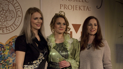 Slovenska vinska kraljica Neža Pavlič<br>(Avtor: Milan Skledar, Strokovna S-TV)