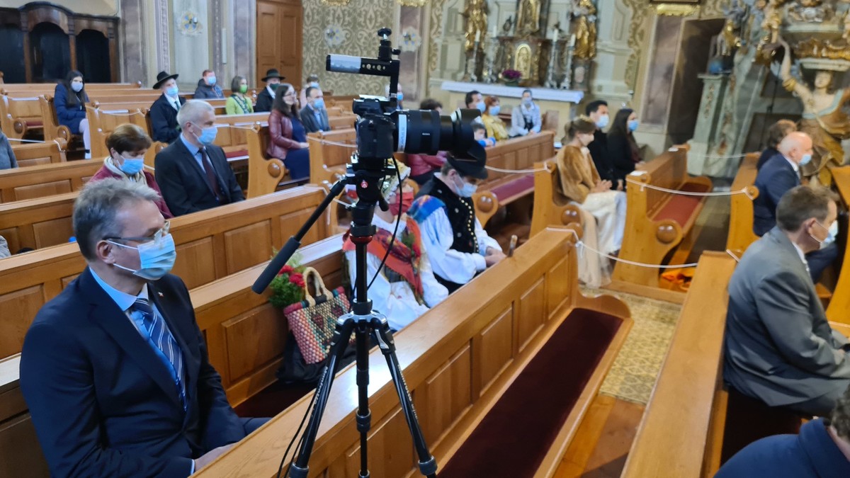 Marjan Podobnik, predsednik SLS na 17. vseslovenskem srečanju kmetov v Ponikvi, 2020<br>(Avtor: Milan Skledar)