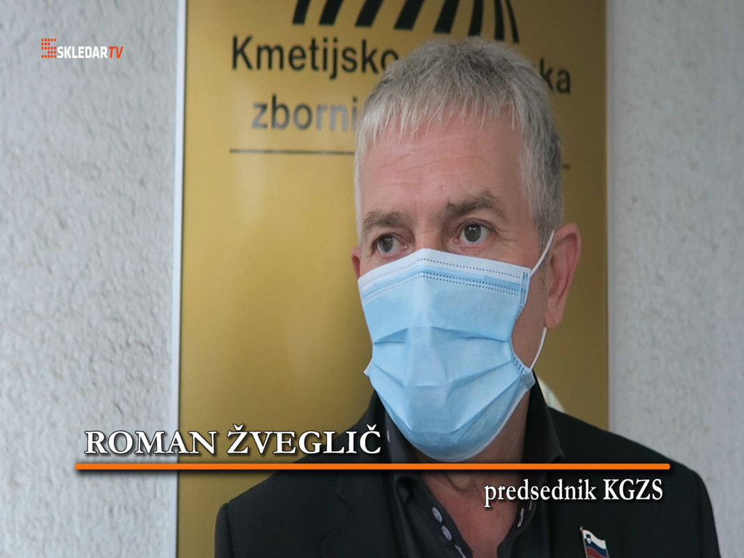 Roman Žveglič, novi predsednik KGZS, 2020<br>(Avtor: Milan Skledar)