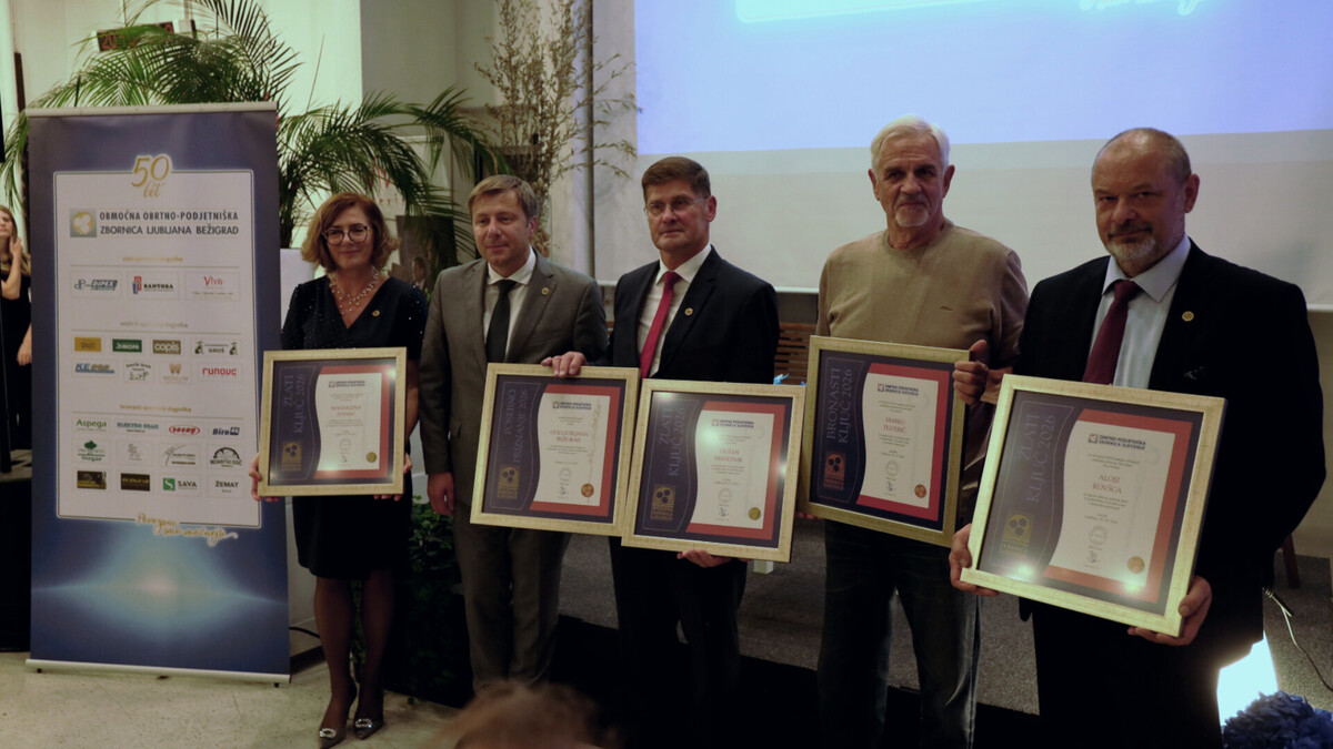 Nagrajenci OOZ Ljubljana Bežigrad<br>(Avtor: Milan Skledar)