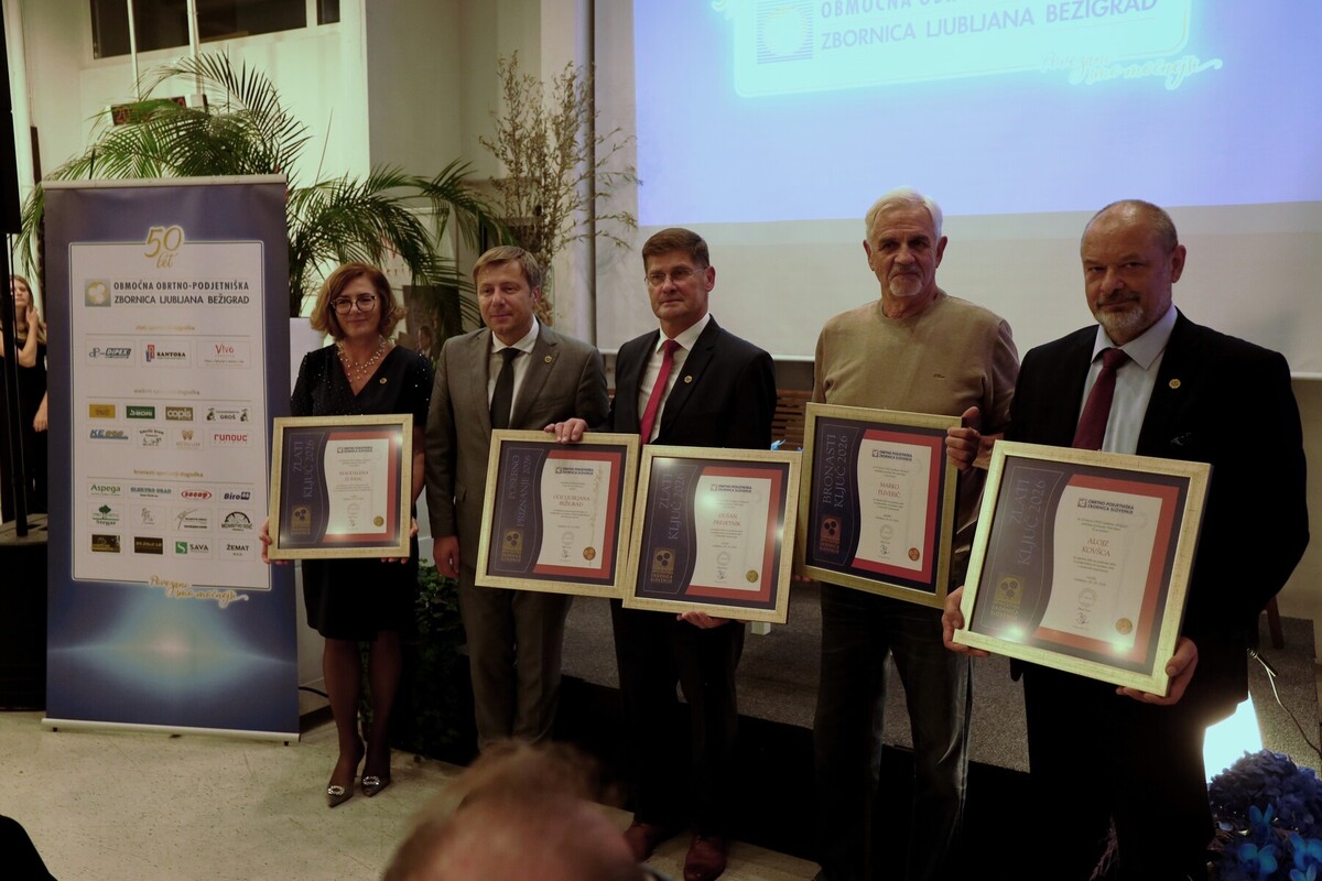 Nagrajenci OOZ Ljubljana Bežigrad<br>(Avtor: Milan Skledar)